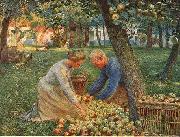 Emile Claus Orchard in Flanders Sweden oil painting artist